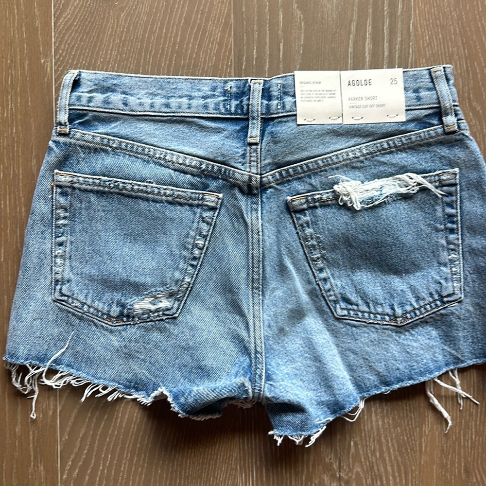 Agolde NWT size 25 Parker Short